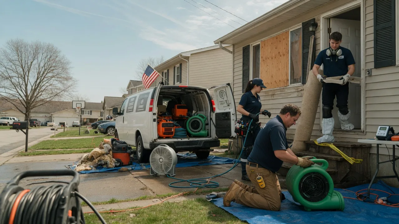 Water Damage Restoration in Oberon, ND near me